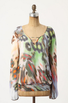 Tossed Gardenias Blouse