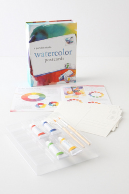 Watercolor Postcards: A Portable Studio