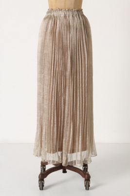 Metallic Maxi Skirt