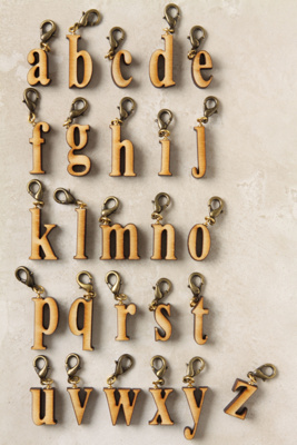 The Collector's Charm, Wood Letters 