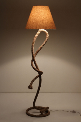 Paused Rope Floor Lamp 