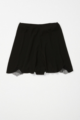 Webbed Crepe Shorts