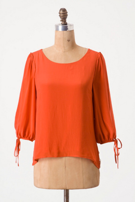 Lace-Back Blouse