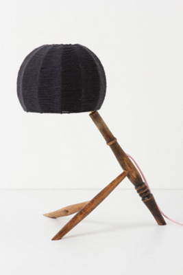 Timber Legs Lamp, Black 