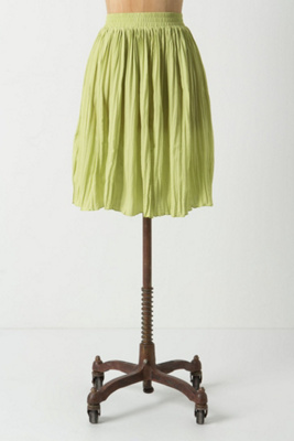 Faded Pleat Skirt