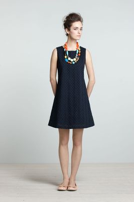 Eyelet Pinwheel Dress-Eyelet Pinwheel Dress