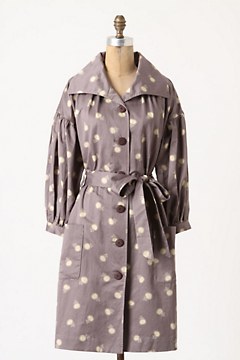 Lila-Dotted Trench