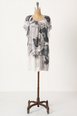Achromatic Anemone Mini Dress