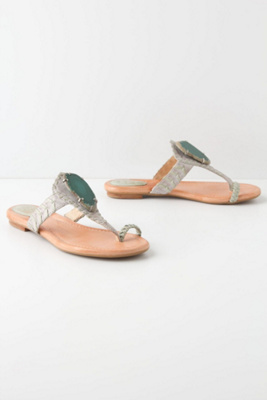 Agate Slice Thongs
