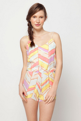 Summer Chevrons Romper