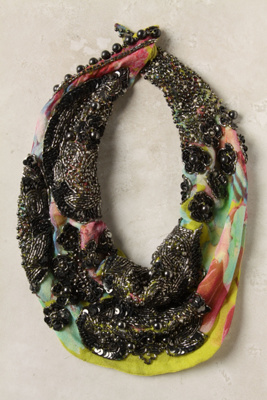 Cold Wave Scarf Necklace