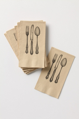 Dinner Setting Paper Napkins