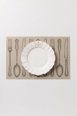 Dinner Setting Paper Placemats