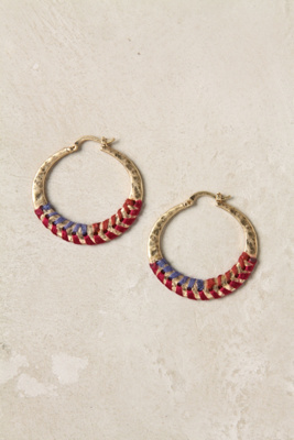 Stitched Ombre Hoops