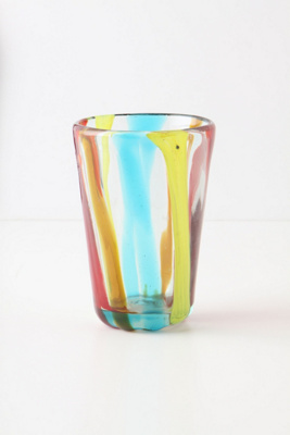 Raised Stripes Juice Glass