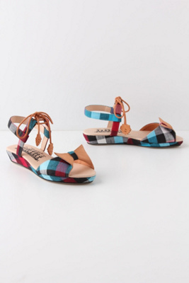 Checkered Chroma Sandals