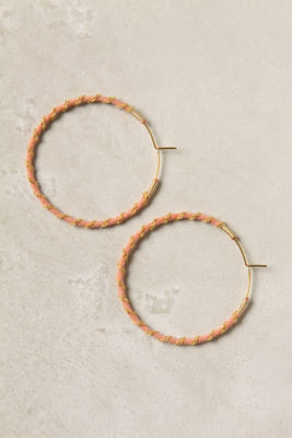 Sueded Hoops 