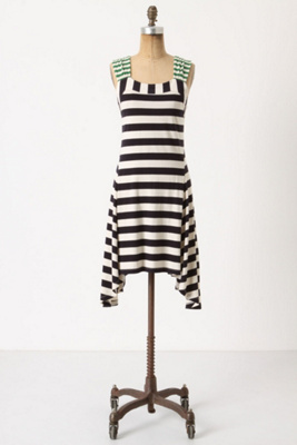 Split Stripes Dress