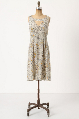 Fan-Cut Iberis Dress