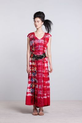 Rose Madder Maxi Dress-Rose Madder Maxi Dress