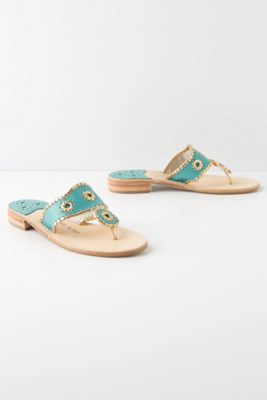 Whipstitched Akebia Slides