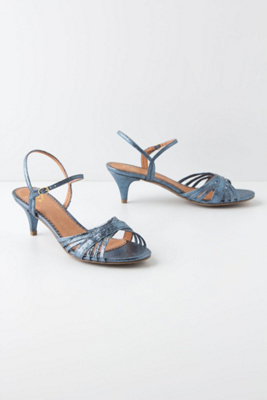 Glittered Kitten Heels