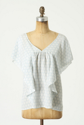 Blurred Blooms Blouse