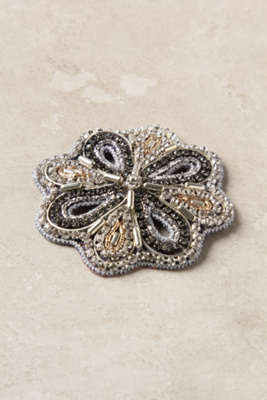 Paisley Flower Clip