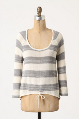 Scuffed Stripes Pullover