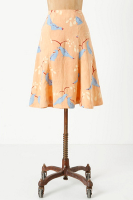 Multi-Panel Plume Skirt