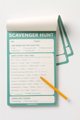 Scavenger Hunt Notepad