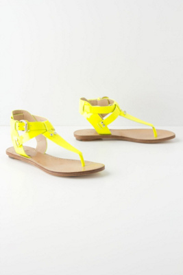 Neon Sensation T-Straps