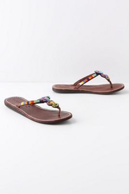 Jokha Leather Flip-Flops