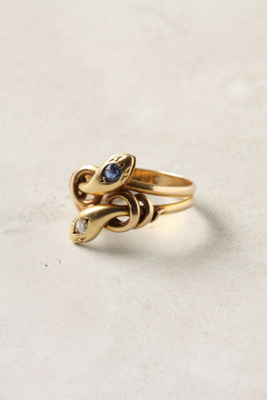 Coiled Serpents Ring