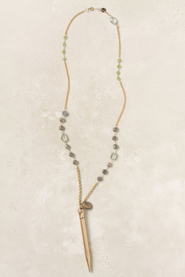 Vintage Pencil Necklace, Medieval Cuff