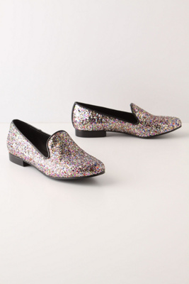 Glitter Imbued Loafers
