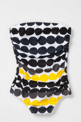 Draped Dots Maillot