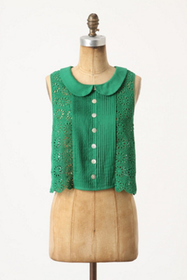 Cropped Lace Blouse