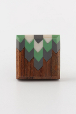 Feather Inlaid Knob