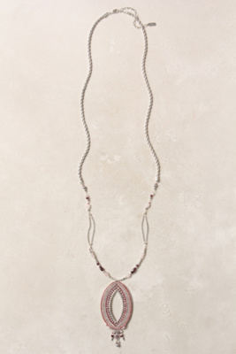 Woven Navette Necklace