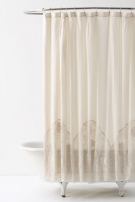 Crocheted Arches Shower Curtain
