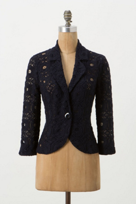 Laced Delphinium Blazer