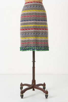 Raffia Borders Skirt