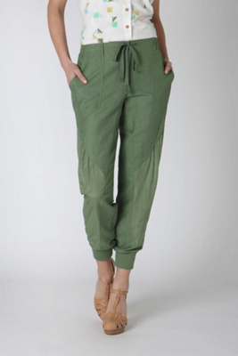 Seamed & Cinched Pants