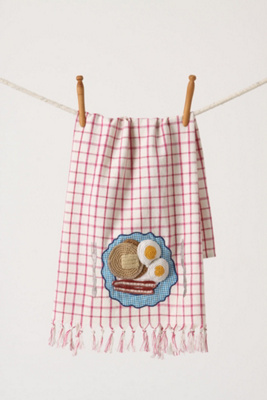 First Eats Dishtowel, Eggs & Bacon