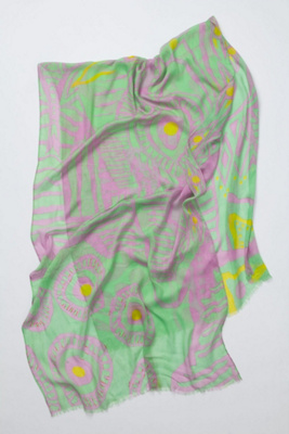 Geo Leaf Scarf