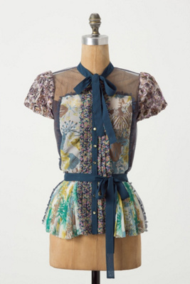 Wilderflora Patchwork Blouse