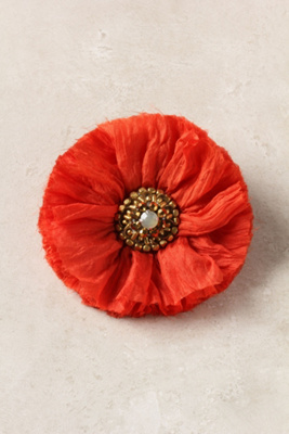 Crinkled Flower Clip