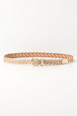 Metallic Skinny Belt