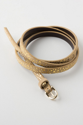 Splattered Skinny Belt 